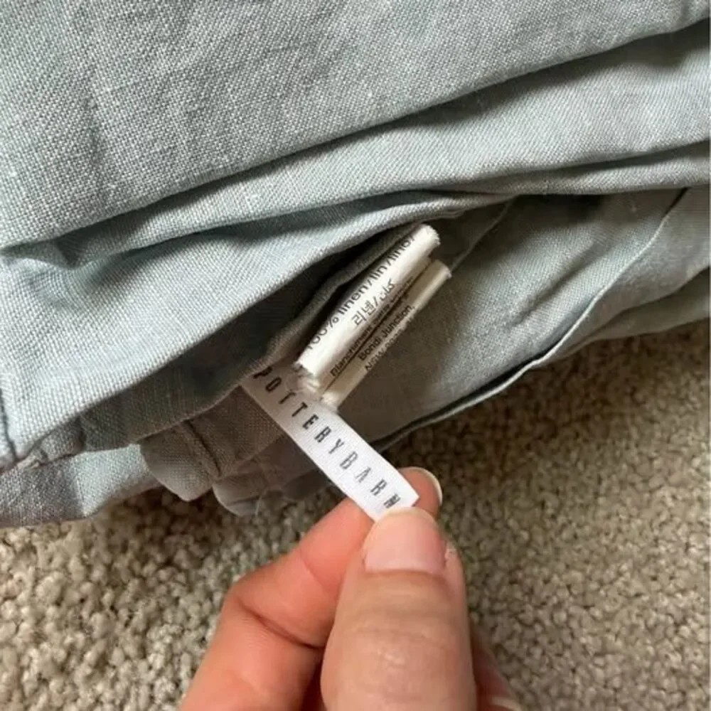 Pottery Barn 100% Linen King Sheets